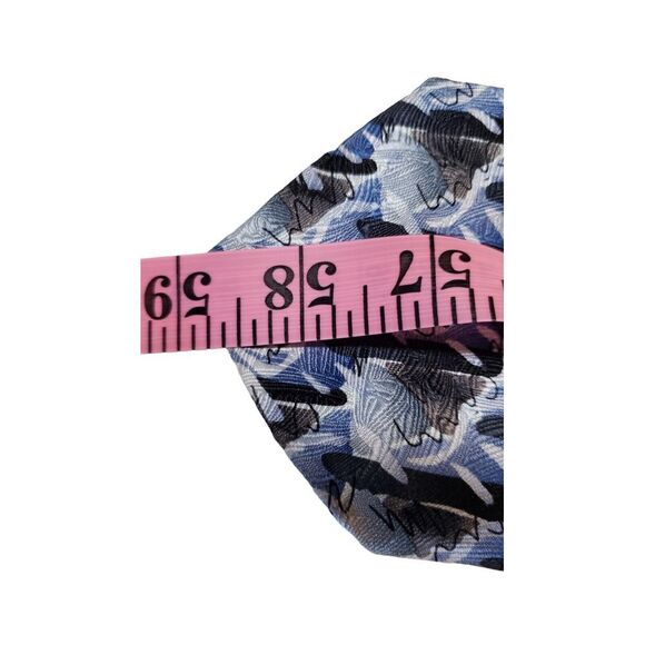 Vintage Jerry Garcia Blue Mountain Collection 100% Silk Necktie Abstract Tie - Picture 8 of 9
